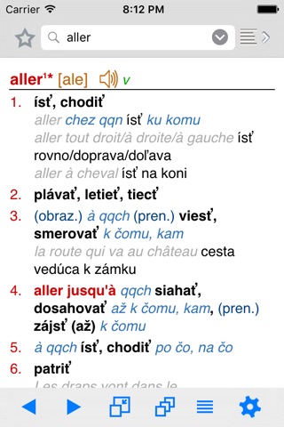 Lingea Francúzsko-slovenský veľký slovník screenshot 2