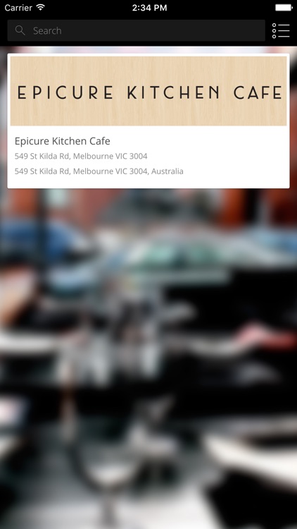 Epicure Kitchen Café