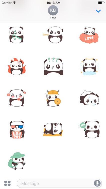 Little Panda Animated Sticker screenshot-3