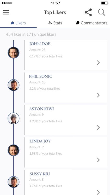 Metrics - Profile Analysis & Analytics for Facebook screenshot-3