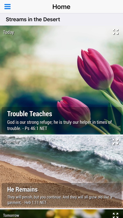 Streams in the Desert - Daily Devotional