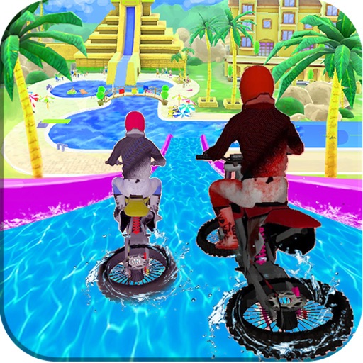 Water Slide Bike Racing
