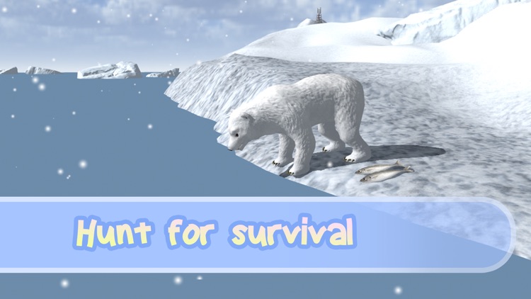 Wild White Polar Bear Simulator Full screenshot-3