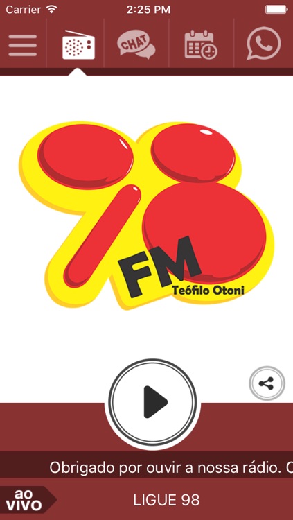 Rádio 98 FM Teófilo Otoni
