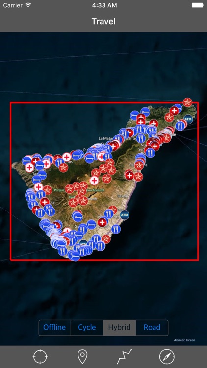 TENERIFE (SPAIN) – GPS Travel Map Navigator