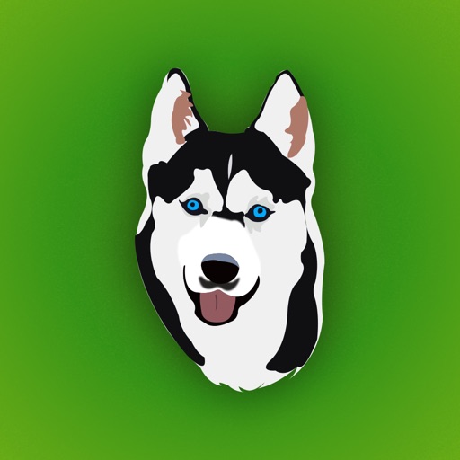 Siberian Husky Emoji Icon