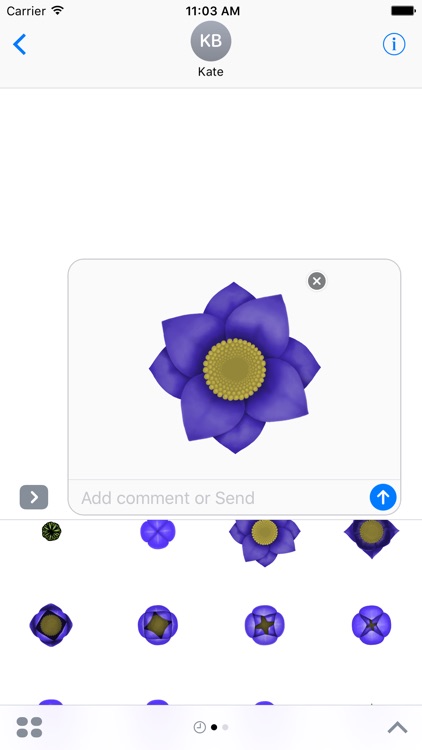 Flower Stickers for iMessage