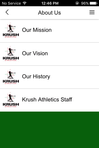 Krush Athletics screenshot 2