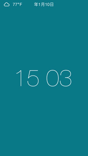 Clock - Modern deskclock with nightstand mode(圖3)-速報App