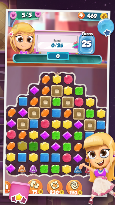 How to cancel & delete Jewels and Gems Match 3 Game: Crazy Diamond Rush and Color Puzzle Adventure from iphone & ipad 1