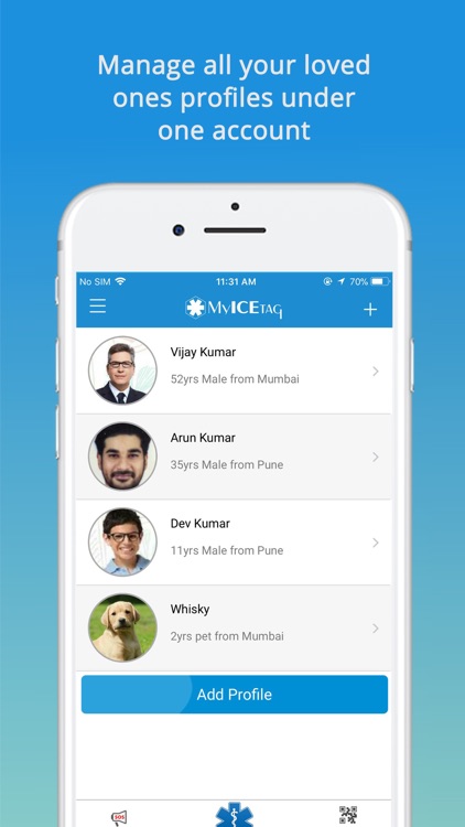 MyICETag - ICE Medical Profile