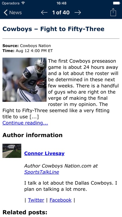 Football News - Dallas Cowboys