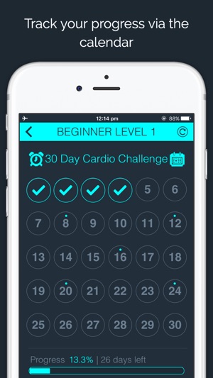 30 Day - Cardio Challenge截图