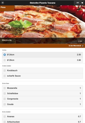 Pizzeria Toscana Langenfeld screenshot 2