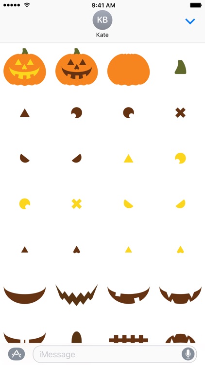 Jack O'Lantern Stickers - Carve Your Own Pumpkins