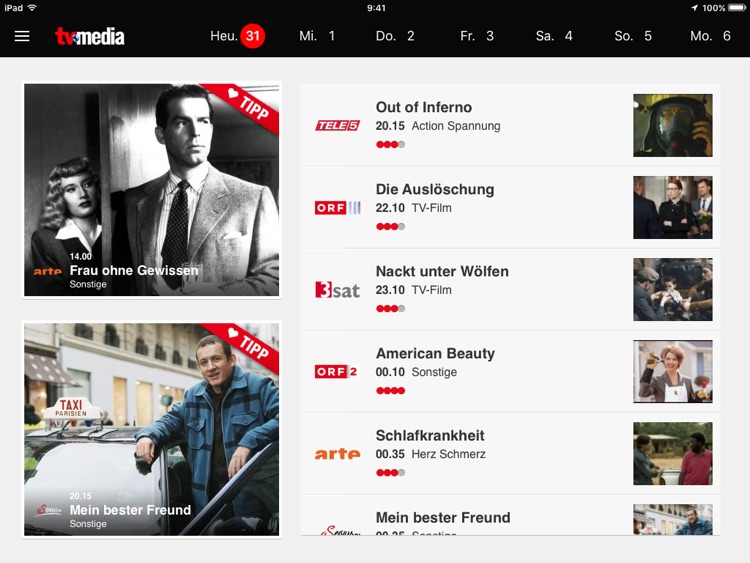 TV-MEDIA das beste TV Programm