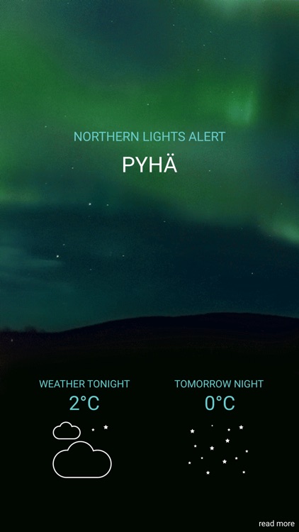 Northern Lights Alert Pyhä