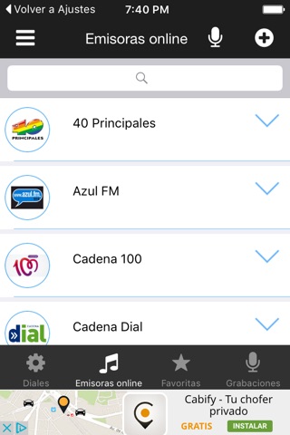 Emisoras de radio screenshot 2