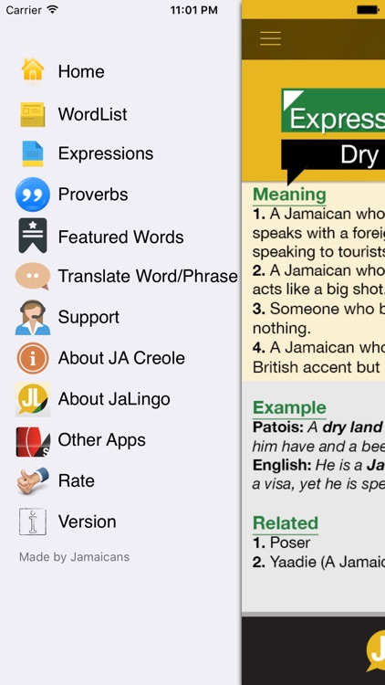 JaLingo - Jamaican Dictionary/Translator