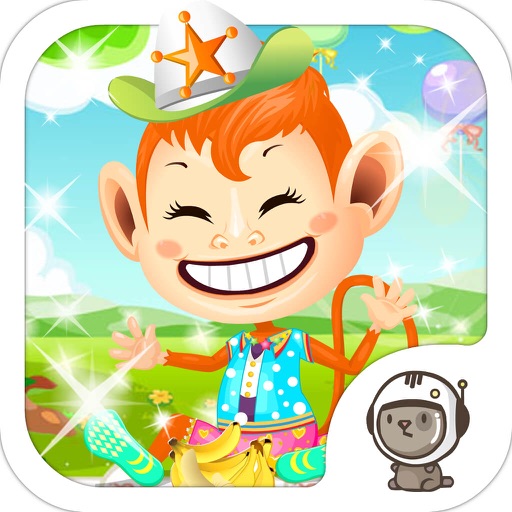 Happy Monkey - Kids & Girl Games icon