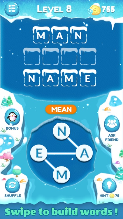 Frozen Words - Word Crossy