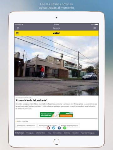 Diarios Paraguayos screenshot 3