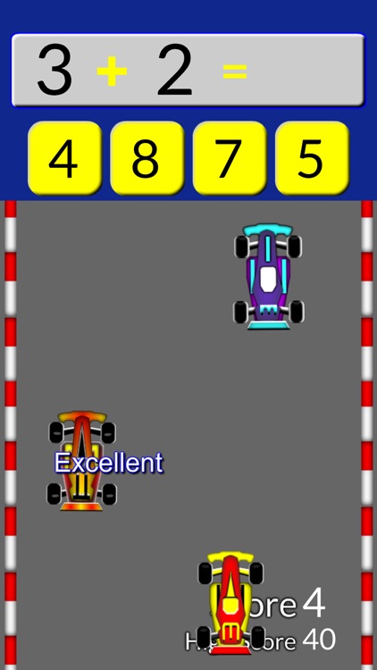 Math Drill Racing for Grades 1 to 7 screenshot-0
