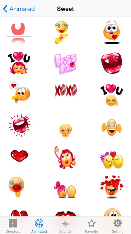 New Emojis & Smileys animated text icons emoticons