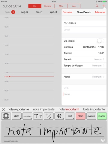 WritePad Português screenshot 3