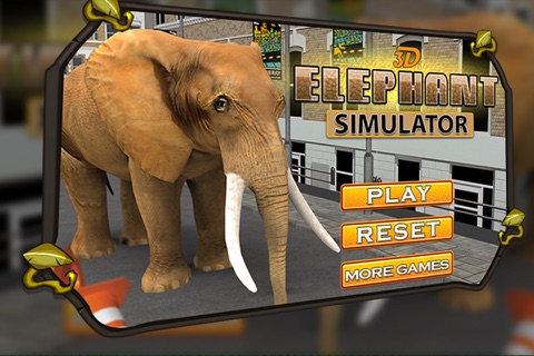 3D Elephant Simulator – Angry Animal Simulator screenshot 3