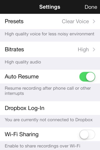 ClearRecord Pro – Noise free voice recorder screenshot 2