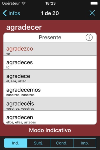 VerbForms Español screenshot 4