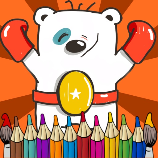 Sport Bear All Coloring Game Free Fun Crayon Game For Toddlers icon