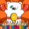 Sport Bear coloring books is an addictive coloring entertainment for all ages