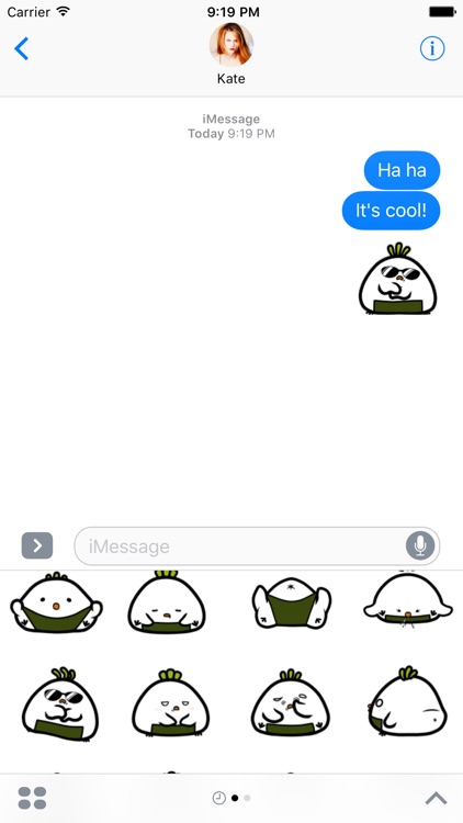 Rice Roll Animated Sticker Pack