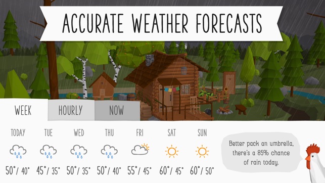 Weatherland - Beautiful 3D Weather Forecast(圖1)-速報App