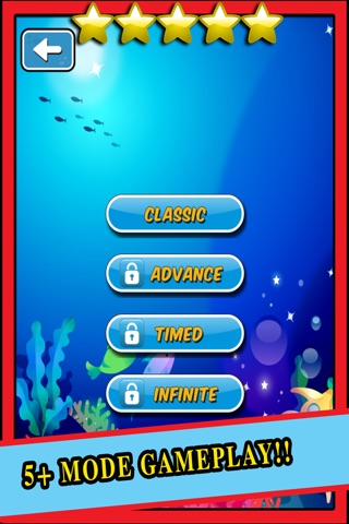 Ocean Splash - 3 Matching Puzzle Game Set Under the Sea screenshot 4
