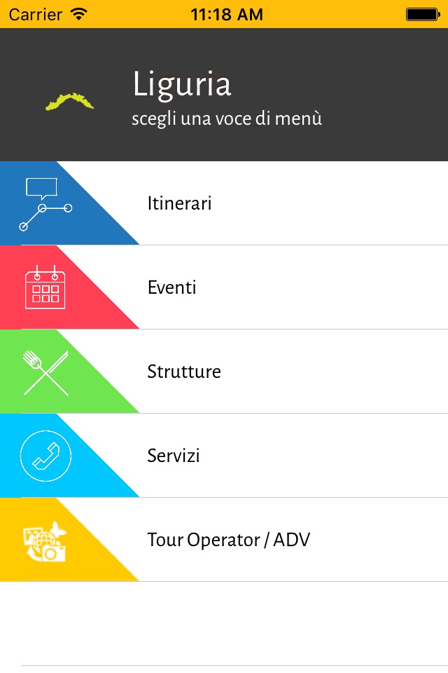 TPhone Itinerari Eventi Italia screenshot 3