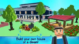 Game screenshot Sim Block House Craft n Design mod apk