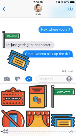 Broadway Stickers