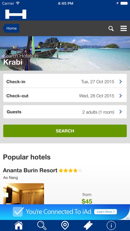 Krabi Hotels + Compare and Booking Hotel for Tonight with map and travel tour