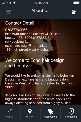 Echo Hair & Beauty West Wickham screenshot 3