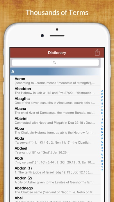 4001 Bible Dictionary review screenshots