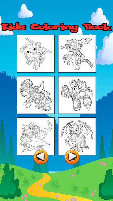 Cartoon Characters Coloring Book for Kid & Toddler screenshot 2