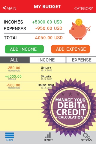 Money Management - Track your spending habits screenshot 3