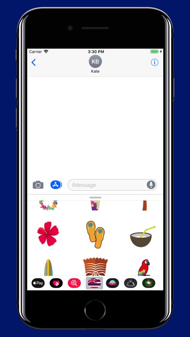 Hawaii stickers - USA emoji screenshot 3