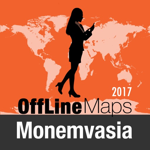 Monemvasia Offline Map and Travel Trip Guide icon