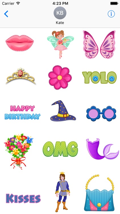 Just Girly Things - Sticker Pack for iMessage