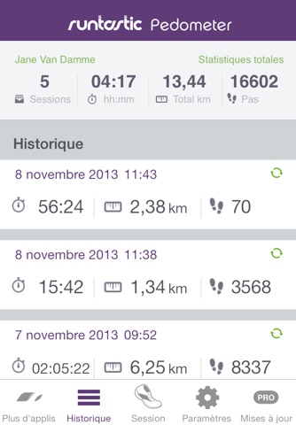 Pedometer Step Counter & Walk Tracker by Runtastic screenshot 3