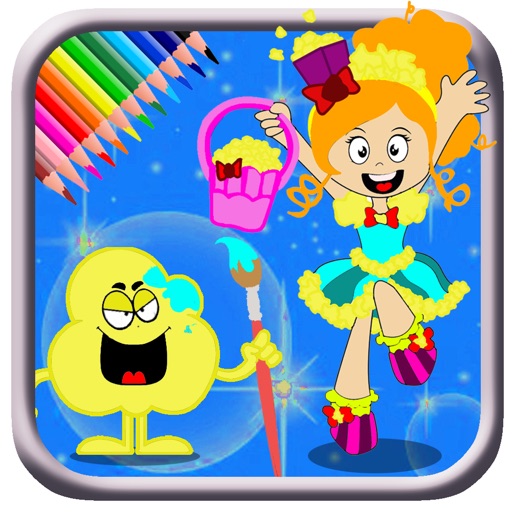 Painting Princess Popcorn iOS App